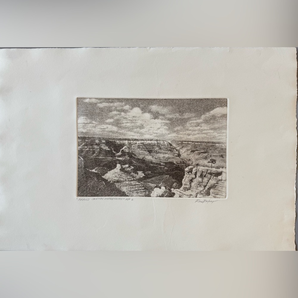 Majestic Grand Canyon Landscape Metal Plate Art Print (AP #6) by Ron Pekar